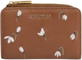 Coccinelle Metallic Snowdrop Portemonnee - Dames - Portefeuilles - Bruin - ONE Size - Leer - Accessoires
