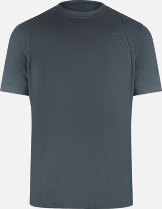 Diesel Mens Diesel Small Plaque Logo Grey T-Shirt - Black - Size: 42