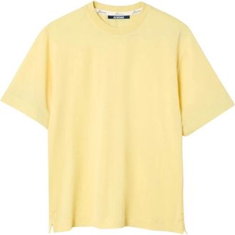 Jacquemus T-Shirt - Dames - T-shirts - Geel - L - Polyester - Tops