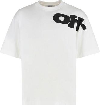 Off-white Off- Cotton Mens T-Shirt