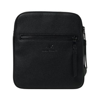A|X Armani Exchange Cross Body Messenger, male, Black, ONE SIZE, Crossbody Bag