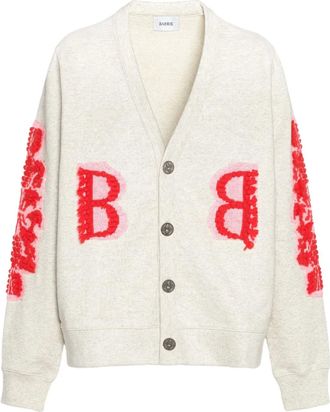 Barrie Cardigan con ricamo - Bianco