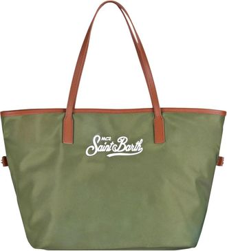 MC2 Saint Barth City Bag - Dames - Shoppers - Groen - ONE Size - Nylon - Tassen