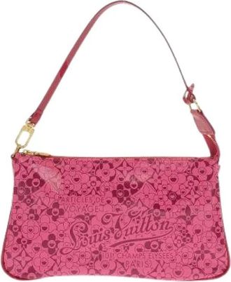 Louis Vuitton Pre-owned Shoulder Bags, female, Pink, Size: ONE SIZE Pre-owned Cosmic Blossom PVC Pouch