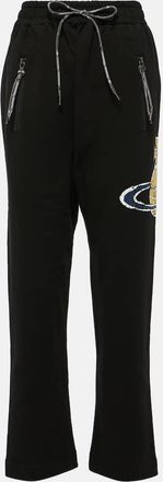 Vivienne Westwood Orb printed cotton jersey sweatpants