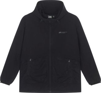 New Balance Woven Hooded Jacket Asia Sizing Black NAE24151-BK