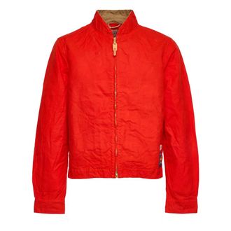 Manifattura Ceccarelli Bomber Jackets, male, Orange, Size: 4XS Bomber Jacket