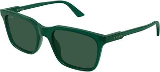 Gucci GG2114S 004 Mens Sunglasses Green Size 53 - Free RX Lenses - Free RX Lenses