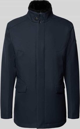 Joop Kurzmantel mit verdecktem Rei&szlig;verschluss Modell DARRY in Marine, Gr&ouml;&szlig;e 58