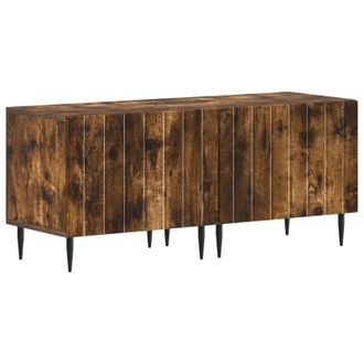 vidaXL Mueble De Tv Roble Ahumado Madera De Ingenier&iacute;a Vidaxl