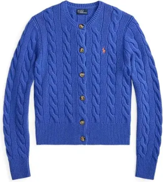 Polo Ralph Lauren Vesta Cardigan - Dames - Vesten - Blauw - L - Truien & Vesten