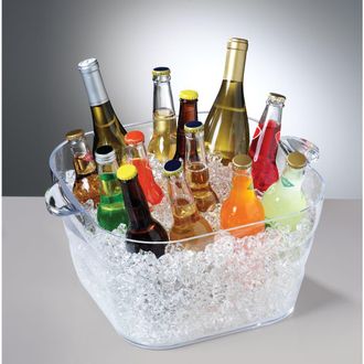 Prodyne Big Square Party Beverage Tub, Clear at Nordstrom
