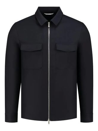 Marco Pescarolo zip-fastening shirt jacket - Blue