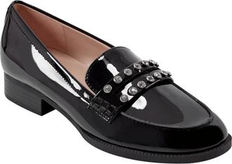 Bandolino Laura Loafer Black Round Toe Slip-On Casual Shoes HTAT858