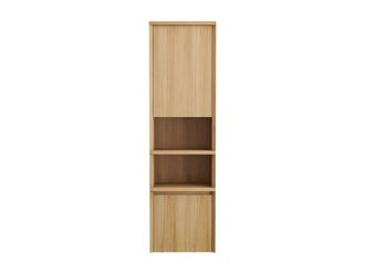 VENTE-UNIQUE.COM Columna de ba&ntilde;o madera color natural claro