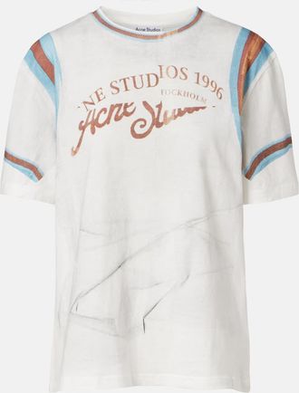 Acne Studios Trompe loil cotton jersey T-shirt