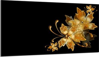 OEM Placa Protectora De Vidrio Para Estufa 90x52 Oro