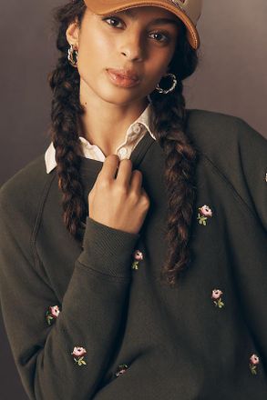 The Great. The Embroidered College Sweatshirt