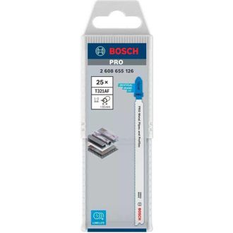 Bosch 25 lamede seghetto alternativo de pro Tubi e profili metallici T321AF (per tubi e profili de metallo, lamiera de acciaio, lunghezza 132 mm
