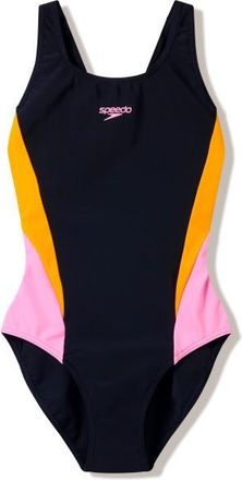 Speedo Colourblock Splice Muscleback Swimsuit Badeanzug f&uuml;r Damen | blau