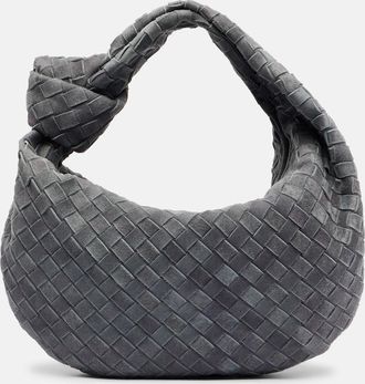 Bottega Veneta Jodie Intrecciato Small suede tote bag