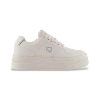 A|X Armani Exchange Sneakers, female, White, Size: 8 1/2 US Sneakers with Lateral Logo