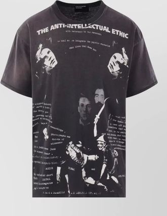 Enfants Riches Deprimes anti intellectual ethic statement graphic t shirt