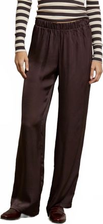 perfectwhitetee Camile Wide Leg Pants In Cocoa