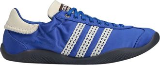 adidas Karintha Low Satin Sneakers - Heren - Fitnessschoenen - Blauw - 44 EU - Satijn - Fitness
