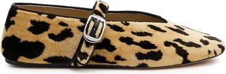 Le Monde Beryl LE Monde Beryl Stella Leopard-print Velvet Ballet Flats - 36 (IT36 / UK3)