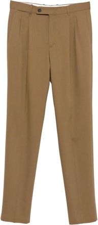 Incotex Rtw... - Heren - Nette broeken - Bruin - S - Wol - Broeken