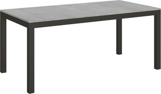 Itamoby Tavolo Catanzaro allungabile in legno per sala da pranzo -Allungabile fino a 180 cm / Bianco Frassino