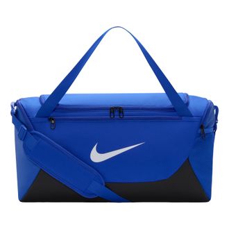 Nike Brasilia 40L Small Duffel Bag Game Royal Black White IB4394-480