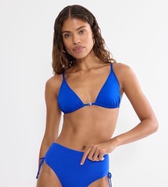 Triumph Triangel-Bikini-Top TRIUMPH Mix & Match Summer N sd, Damen, Gr. 36, Cup B, racing blau, Microfaser, Obermaterial: 77% Polyamid, 23% Elasthan, Bikini-O