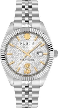 Philipp Plein Date Superlative Two-Tone Bracelet Watch, 41mm in Stainless Steel at Nordstrom