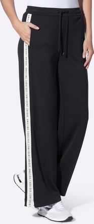 Heine Jerseyhose HEINE, Damen, Gr. 34, Normalgr&ouml;ssen, schwarz, 50% Modal, 44% Polyester, 6% Elasthan, gemustert, mehrfarbig, unifarben, Hosen Jerseyhose