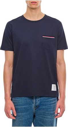 Thom Browne Hombre, Camisetas, Azul, Talla: XL