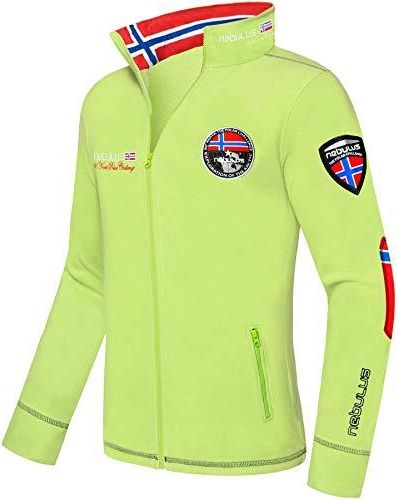 Pull Polaire Homme SKANDINAVIA Nebulus – Chaud & Confortable Avec Col Montant Et Grande Fermeture Éclair