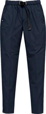 White Sand Greg Broeken - Heren - Slim Fit Broeken - Blauw - S - Satijn - Broeken