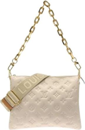 Louis Vuitton Pre-owned Vintage Shoulder Bag - Dames - Vintage Schoudertas - Beige - ONE Size - Vintage