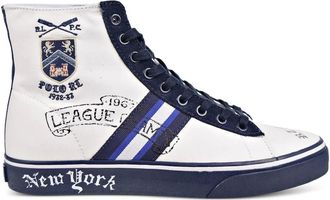 Polo Ralph Lauren Sneakers alte Solomon Collegiate - Bianco