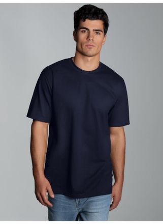 Trigema T-Shirt TRIGEMA TRIGEMA T-Shirt in Piqu&eacute;-Qualit&auml;t, Herren, Gr. 4XL, blau (navy), Piqu&eacute;, 100% Baumwolle, Basic, Rundhals, Shirts T-Shirt
