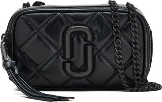 Marc Jacobs Borsa The Quilted Leather Chain Snapshot - Nero