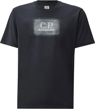 C.P. Company 24/1 BRANDED COTTON T SHIRT Size: XXL, colour: NAVY