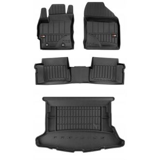 OEM Juego De Alfombrillas De Goma 3d Para Toyota Auris 2 Hb 2012-2018 Zw