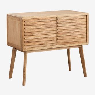 Sklum Conjunto de mueble de baño en madera Deleyna SKLUM