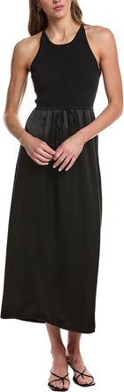 525 america Deanna Mixed Media Sweater Midi Dress