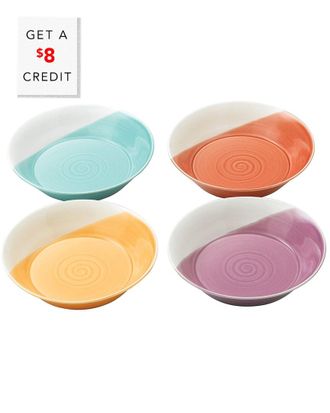 Royal Doulton 1815 Brights Pasta Bowls (Set Of 4) With $8 Credit