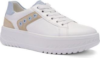 Ara Meridian Platform Sneaker in White/Beach/Cielo at Nordstrom, Size 9.5