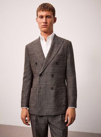 Reiss Mens Valence double-breasted suit jacket Classic fit